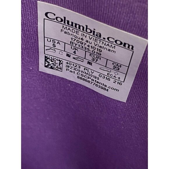 Columbia Loveland Omni-Heat Waterproof Winter Boots Youth 5 Winter Cool Grey New - Picture 10 of 12